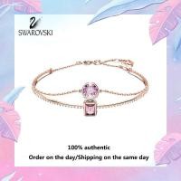 ราคา Swarovski 5668243 สร้อยข้อมือพลอยคริสตัลสีชมพูผสมสีโรสโกลด์โครมา แจกกล่องของขวัญบรรจุภัณฑ์ของแท้ (20727987906)