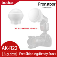 ราคา Godox ชุดโดมกระจายซิลิกาเจล AKR22 AK R22สำหรับ Godox V1 AD100Pro AD200PRO เพิ่ม H200R (21836222998)