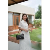 ราคา Chic No 9 Dress Lucie Lace เดรสยาวสีขาว ลูกไม้ปักฉลุ (22746305374)