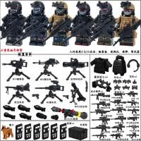 ราคา Military third party KSK soldier minifigure SAS special forces a compatible LEGO building blocks Compatible with Lego military building blocks Special Forces Ghost SWAT Soldiers Minions Weapons Guns E