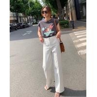 ราคา กางเกงยีนส์ขายาวเอวปกติทรงขากระบอกใหญ่ ดีไซส์กระเป๋าหน้า เนื้อผ้ายีนส์ดีมากBASIC KOREA PANTS (22237627172)