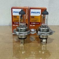 ราคา หลอดไฟหน้า Philips H4 12V หลอดไฟหน้า PHILIPS H4 30 หลอดไฟ H4 (21303405458)