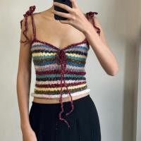 ราคา Ruffle knitted tube top เสื้อสายเดี่ยวไหมพรม ไหมพรม เสื้อไหมพรม เสื่อสายเดี่ยวไหมพรม เกาะอกไหมพรม (22901178708)