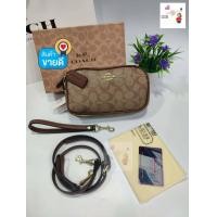 ราคา กระเป๋าสะพาย CCสำหรับผู้หญิงสะพายข้างมี 2 ซิป ไซส์ 8 นิ้วมีพร้อมกล่อง (12820635306)