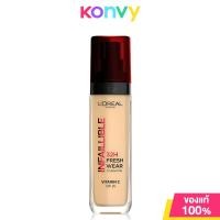 ราคา LOréal Paris Infaillible Fresh Wear Foundation 30ml ลอรีอัล ปารีส รองพื้นผสมสารป้องกันแสงแดด (22779023999)