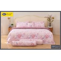 ราคา ผ้าปูที่นอน Satin Plus ใหม่นุ่มมาก ซาตินพลัส รหัสสินค้า PP037 ลายดอกกุหลาย ดอกไม้ สีชมพู ขาว ขนาด 3 5 5 6 ฟุต ไม่รวมผ้านวม สำหรับที่นอน 14 นิ้ว Solidนุ่มมาก (22175871130)