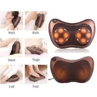 ราคา เครื่องนวดอินฟาเรด หมอนนวดคอ Neck Massage Pillow หัวนวด 8 ลูก (790448649)