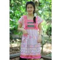 ราคา ชุดเดรสผ้าฝ้ายเมือง ชุดพื้นเมือง ชุดแอ่วเหนือ เสื้อผ้าฝ้าย ชุดพื้นเมือง เสื้อม่อฮ่อม (15070061242)