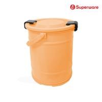ราคา Srithai Superware ถังใส่น้ำพลาสติก ถังน้ำพลาสติกมีหูหิ้ว ทรงกลม พร้อมฝาล๊อค ขนาด 15 5 ลิตร 4 แกลลอน รุ่น M 73 (22951208580)