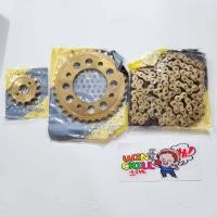 ราคา สีทอง เจาะไล่เบา ZERN81 ชุด โซ่สเตอร์ 420 13 32 108L ใช้สำหรับอามยืดอามย่อได้ WAVE110i WAVE125S WAVE125R WAVE100S 2005 WAVE125ไฟเลี้ยวบังลม WAVE125ปลาวาฬ DREAMSUPERCUB (22536322620)