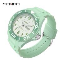 ราคา Sanda นาฬิกาควอตซ์กันน้ำเรืองแสงหรูหราเทรนด์แฟชั่นใหม่ของแท้6051 8 (13982031281)