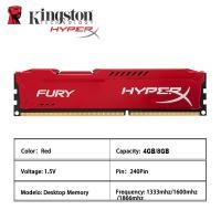 ราคา Kingston HyperX Fury เดสก์ท็อป RAM DDR3 4GB 8GB 1333MHz 1600MHz 1866MHz PC หน่วยความจําเกม PC3 10600 12800 14900 240pin 1 5V DIMM Ram (22688229608)