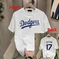 ราคา 2024 NEW2024ขายร้อน Los Angeles Dodgers จำนวน17 Tshirt ผ้าฝ้ายการฝึกอบรม Top กีฬาแขนสั้นเบสบอล Jersey สำหรับเด็กผู้ใหญ่ (22683709349)