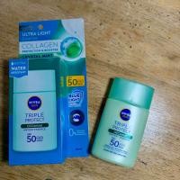 ราคา NIVEA EXP 2025 นีเวีย ซัน ทริปเปิ้ล โพรเท็ค วอเตอร์รี่ เอสเซนส์ SPF50 PA 40มล กันแดดสำหรับผิวหน้า สูตรกันน้ำ (22748884119)