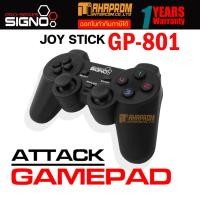 ราคา จอยเกมส์ PC SIGNO Controller Analog GP 801BLK (13318758274)