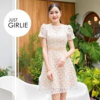ราคา คอลเลคชั่นครีม เบจ น้ำตาล เดรสออกงานสีครีม ชุดลูกไม้ครีม ธีมสีครีม ชดราคาถูก มีไซส์ S M L XL (22910183793)