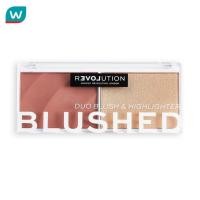 ราคา Makeup Revolution เมคอัพ เรฟวอลูชั่น รีเลิฟ ดูโอ้ บลัช แอนด์ ไฮไลท์เตอร์ บลัชด์ 5 8ก ไคน์เนส (22747753386)