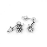 ราคา Chrome Hearts Sterling Silver 925 เครื่องประดับเงินแท้ ต่างหู Cross Star Drop Earring Code CED029 (13638719604)