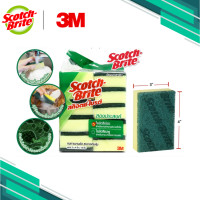 ราคา 3M สก๊อตช์ไบรต์ล้างจาน แผ่นใยขัดสองประสงค์ สีเขียว No 96 ฟองน้ำล้างจาน3เอ็ม ขนาด 3x4 นิ้ว 1แพ็ค 10ชิ้น Scotch Brite (20456573660)