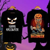 ราคา การจัดส่งที่รวดเร็ว เสื้อ HALLOWEEN พิมพ์ลายฟักทองฮาโลวีน เหมาะกับปาร์ตี้ฮาโลวีน เสื้อฮาโลวีน (22825083451)