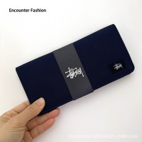 ราคา VOCKOO กระเป๋าสตางค์ผู้ชายกระเป๋าผ้ายาวสไตล์แบบญี่ปุ่นและเกาหลี (22220817411)