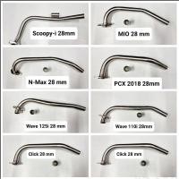 ราคา คอท่อสแตนเลส คอท่อ MIO Wave 110i Wave 125i SCOOPY I Click Nmax Pcx 150 2018 20 ขนาด 28 มิล (21818189065)
