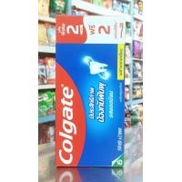 ราคา Colgate คอลเกตยาสีฟัน สูตรสดชื่นเย็นซ่า รสยอดนิยม ปริมาณสุทธิ 150กรัม 2หลอด แถมฟรีแปรงสีฟัน 2 ด้ามในกล่อง (22272337895)
