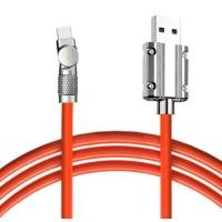 ราคา สายชาร์จไมโคร USB 120W 3A ข้องอรวดเร็วสำหรับเล่นเกมสำหรับ Samsung Galaxy S7 S5 Xiaomi Android ชาร์จสาย USB (22978015343)