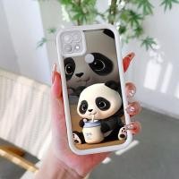 ราคา เคส OPPO A15 A15s A35 4G น่ารักๆ Panada แพนด้ายักษ์การ์ตูนอะนิเมะน่ารักซิลิโคนป้องกันการตกคู่สาว (22565764855)