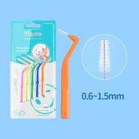ราคา แปรงซอกฟัน แปรงซอกฟันรูปตัว L แปรงซอกฟันจัดฟัน 5ชิ้น แข็งแรงและทนทาน ปกป้องเหงือก (22718957180)