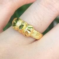 ราคา แหวนทองหุ้มหนัก 2 สลึง ลายโบว์เล็ก (16530072359)