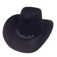 ราคา SW หมวกฟาง ลายไทยแลนด์ หมวกทรงปานามา ปีกกว้าง หมวกสาน (22362168820)