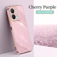 ราคา เคสเคลือบ6D แบบบางพิเศษสำหรับ Vivo Y28 Y18 Y38 Y58 Y 58 Y 38 Y 38 Y 18 VivoY18 VivoY28 4G 5G 2024เรียบง่ายผิวเรียบเนียนนุ่มซิลิโคน TPU เคสมือถือกันกระแทกฝาหลังคู่ (22130782140)