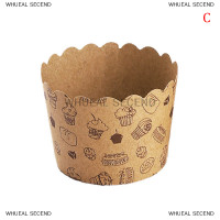 ราคา WHUEAL2 50pcs คัพเค้กถ้วยกระดาษห่อเค้กแม่พิมพ์มัฟฟินคัพเค้ก Liners ถ้วยอบ (22619808947)