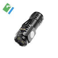 ราคา ถูกมาก ไฟฉายแรงสูง ไฟฉาย led น้ำหนักเบา Flashlights Miniไฟฉายสว่างมาก มีเเบตในตัว usb charge 3mode กดค้าง (22770592255)