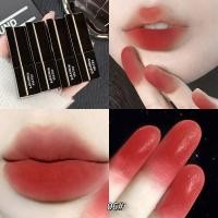 ราคา DragonRanee ลิปสติกหลอดสีดำเนื้อแมตชุ่มชื่นกันน้ำติดทนนานปากแดงสีไม่ติดถ้วยลิปโคลน (21099562271)