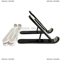 ราคา WHUEAL2 โต๊ะคอมพิวเตอร์พับได้ขาตั้งแล็ปท็อปแท็บเล็ตโน้ตบุ๊คแบบพกพาปรับได้ (22620153272)