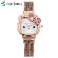 ราคา นาฬิกาควอตซ์ Hello Kitty อ่านง่าย (22839096287)