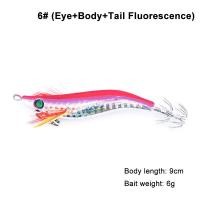 ราคา MAI YALUO Onsale กุ้งมีแหวนตะขอหมึกม้วนผ้าหมึกเหยื่อกุ้งทะเลตะขอหมึกจำลองหมึกใหม่ (22837900986)