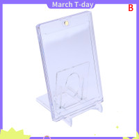 ราคา March 1เซ็ต35PT ที่ใส่บัตรแม่เหล็กสนับสนุนการ์ดป้องกันพลาสติกแข็งแขนเสื้อแสดงผลซื้อขายกรณีกีฬา Yugioh การ์ด (22250648937)