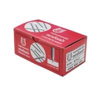 ราคา ตะปูคอนกรีต 3 นิ้ว เบอร์ 7 แบบ มีร่อง ตะปูคอนกรีตขาว ตะปูตอกคอนกรีต ตะปูน๊อต ตะปูก่อสร้าง ราคาต่อ1กล่อง บรรจุ 500กรัม (22598048909)