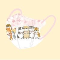 ราคา mofusandหน้ากากป้องกัน3มิติสำหรับเด็กแมวน่ารัก แพค10ชิ้น (22208225923)
