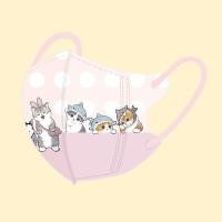 ราคา mofusandหน้ากากป้องกัน3มิติสำหรับเด็กแมวน่ารัก แพค10ชิ้น (22208225924)