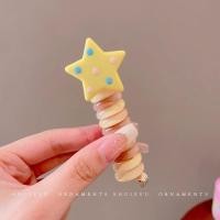 ราคา ที่คาดผมรูปดาวสีรุ้งวงสายโทรศัพท์สไตล์ญี่ปุ่นสายรัดผมหางม้า (21789179639)