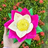 ราคา กระทงใบลาน กระทงสุโขทัย กระทงคละสี ขนาด7 8นิ้ว (22970766644)