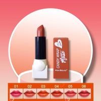 ราคา Matte Lipstick ลิปสติ๊กเนื้อแมตต์ Lip Kiss Beauty ลิปหมุน6โทนสี สีสวย ติดทน 3 5g (22771173005)