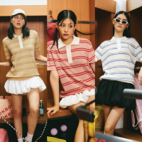 ราคา จัดส่ง 5 OCT lookbooklookbook 101 polo shirt tomato stripe (22364512719)