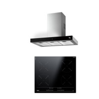 ราคา TEKA เตาไฟฟ้า induction 4 หัวตา 60 ซม IBS 64900 TCS เครื่องดูดควัน 90 ซม LDH TC 90 (22964438434)