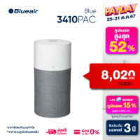 ราคา Blueair Blue 3410 Particle เครื่องฟอกอากาศ กรองอากาศ กรองฝุ่น สำหรับขนาดพื้นที่ 36 ตรม (16809988095)
