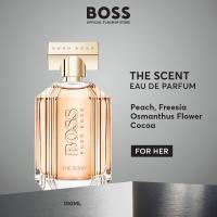 ราคา น้ำหอมผู้หญิง BOSS The Scent For Her Eau De Parfum Honeyed Peach Osmanthus Flower Roasted Cocoa Ambery Floral Perfume by HUGO BOSS Fragrances สามารถสลักชื่อได้ 15 ตัวอักษร (22887540634)